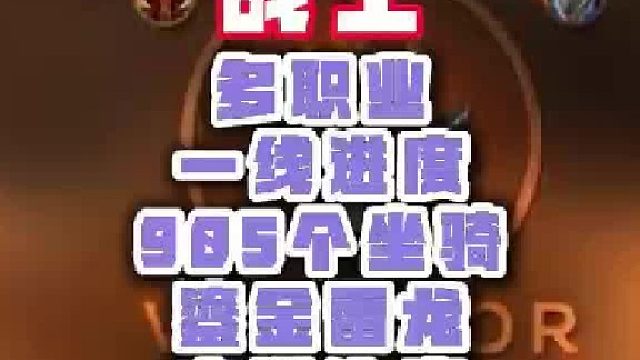 魔兽成品号 战士