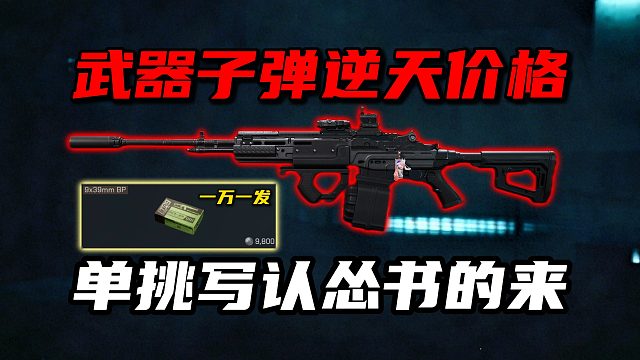武器子弹逆天价格 单挑写认怂书的来 三角洲行动