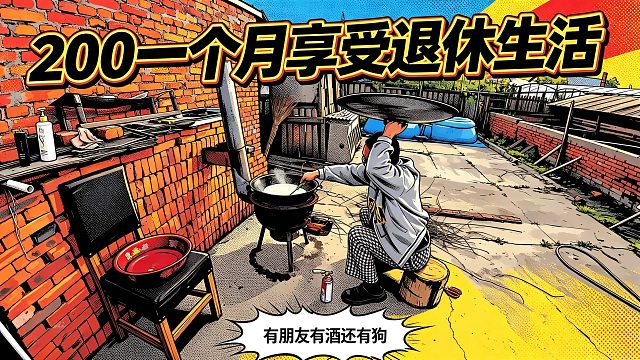 在东北老家，200一个月享受退休生活，好兄弟的电竞小屋，该工作工作，该休闲休闲，都不耽误