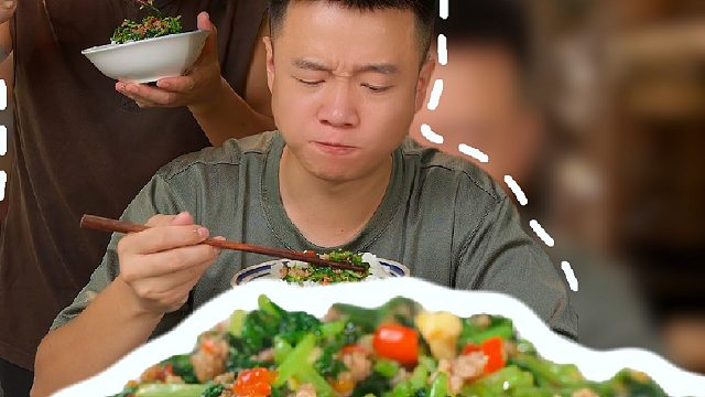 这个季节的萝卜菜炒好了比肉还香，香辣爽口