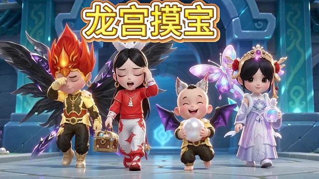 摸宝四仙-龙宫摸宝