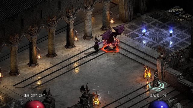 【战斗蜗牛】暗黑2新DLC3.3-荣光斧死神劈斩影刃附魔术士