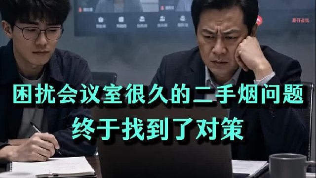 困扰会议室很久的二手烟问题，终于找到了对策