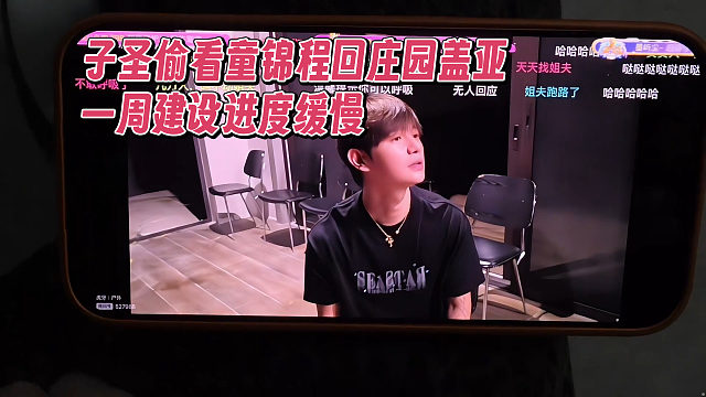 子圣看童锦程盖亚，一周时间庄园进度缓慢