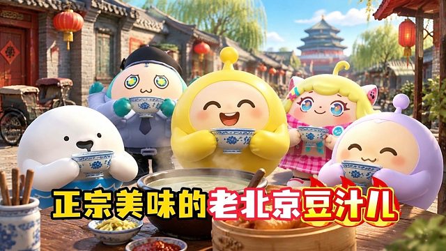 给各大蛋仔派对主播送上美味的老北京豆汁儿