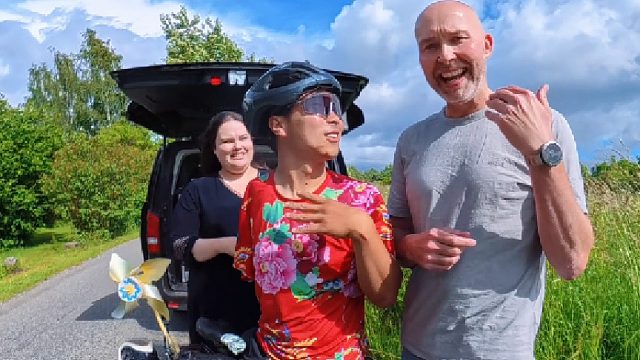 骑行丹麦竟受到当地最大电视台采访！