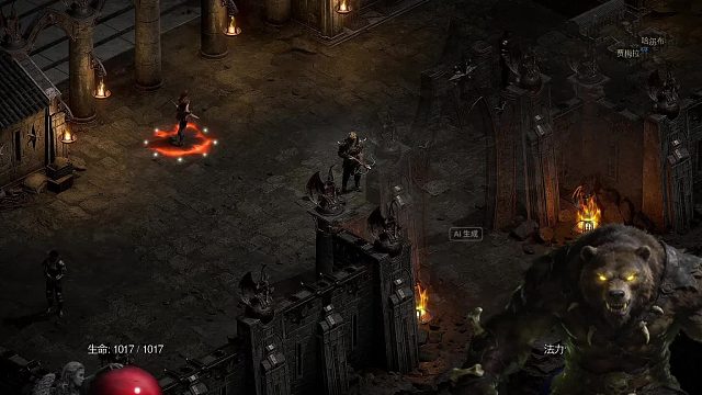 【战斗蜗牛】暗黑2DLC3.3-烙印撞锤熊德鲁伊