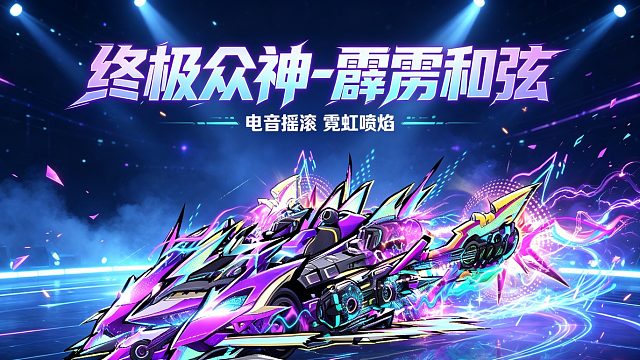 终极众神之神霹雳和弦！电音声效皮肤特效拉满
