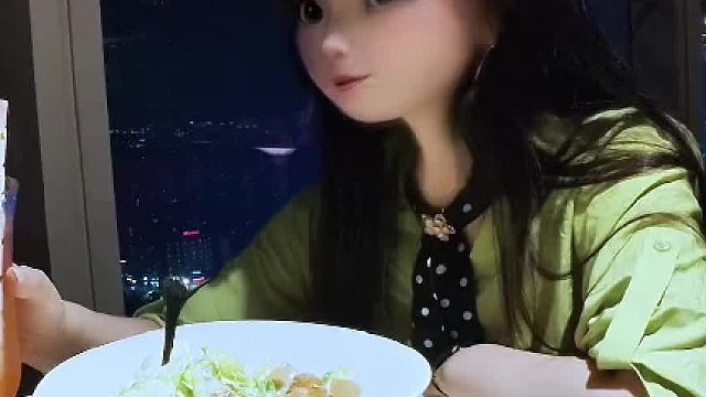 姐姐带我吃牛排，见世面了