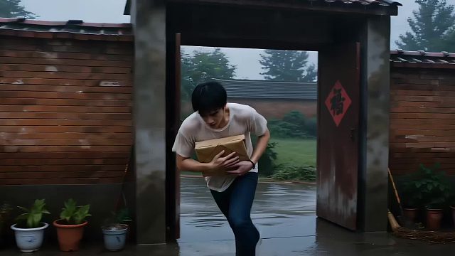 当暴雨天忘收苞谷，“可恶的苞谷，下雨天竟不知道自己往屋里跑”