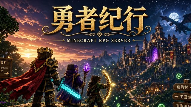 我的世界勇者RPG服务器火热开服进行时！
