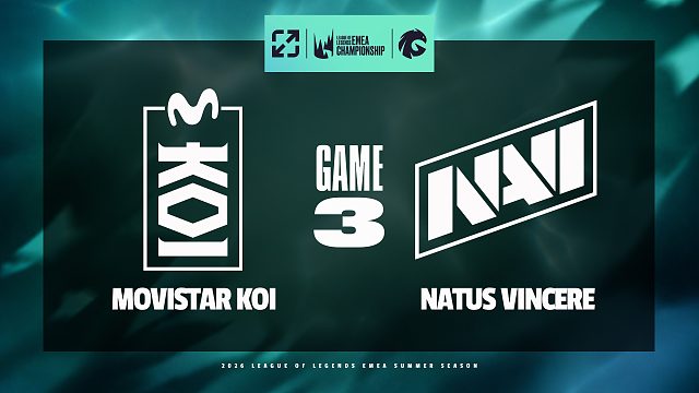 [LEC速看]【MKOI vs NAVI】第三局丨2026LEC夏季赛季后赛丨20260918