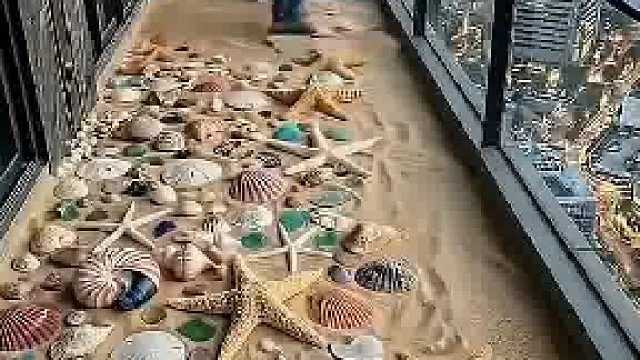 阳台海滩风装修风格设计​