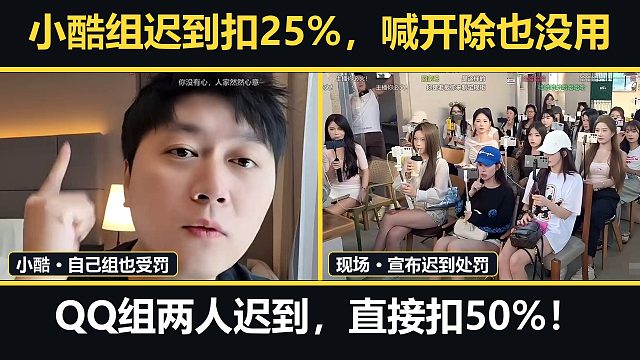 小酷组迟到被扣25%，喊开除也没用！QQ组两人迟到，起始资金直接扣一半！