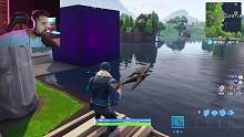 该Fortnite CUBE就融化成战利品湖..
