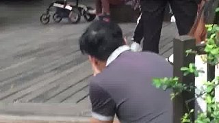 杭州西湖偶遇街头跳舞