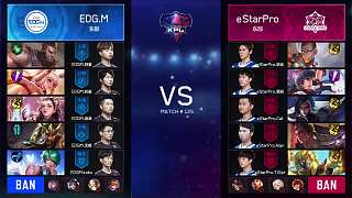 常规赛eStar vs EDG.M-4
