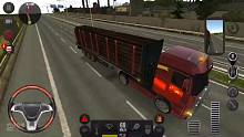 歇歇过了隧道上高速了，手机版卡车模拟