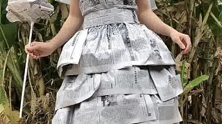 报纸衣服