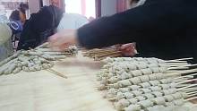 面筋制作中