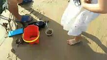 小孩都喜欢海滩