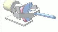 倾斜曲柄摇杆机构