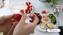 卤肉饭版圣诞老人，雪人冰糖葫芦