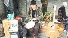 成都宽窄巷子里的明星