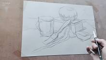 素描静物6
