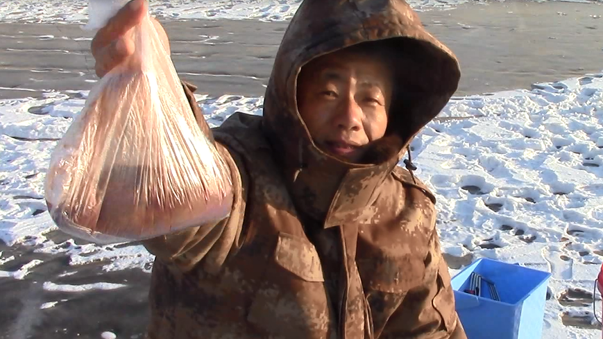 用猪肝和它搭配钓鱼，果真管用，半天钓1桶