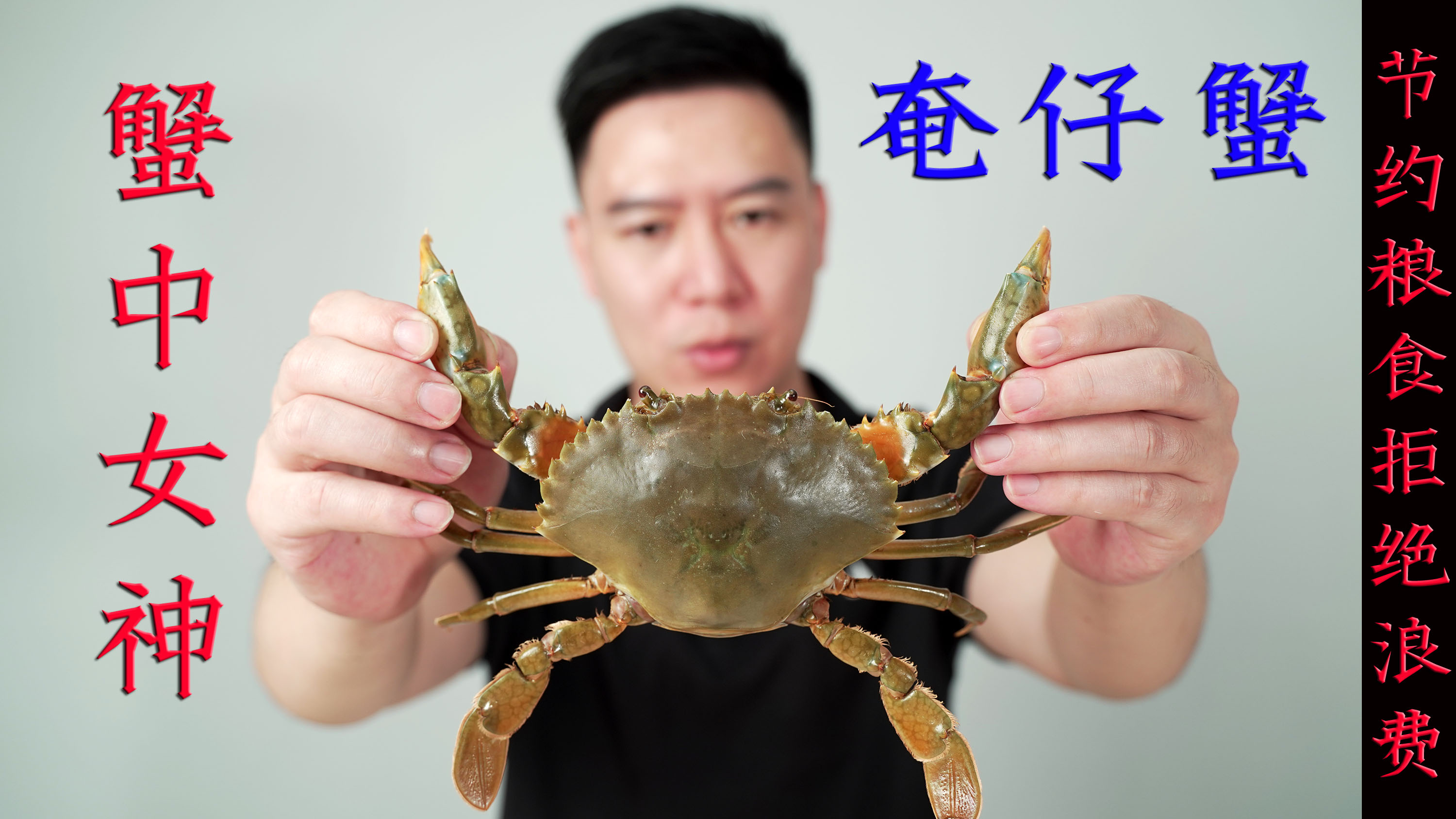 试吃蟹中女神—奄仔蟹，切开满满蟹黄，目前吃过性价比最高的螃蟹【美食科普，节约粮食，拒绝浪费】