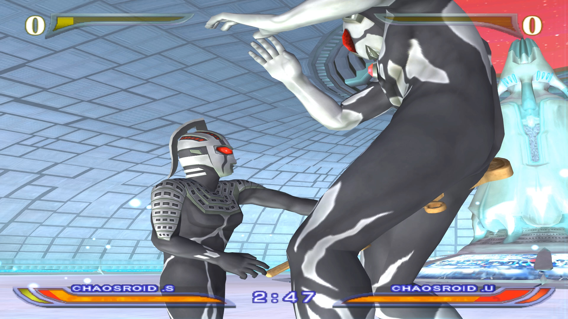 奥特曼格斗：迷你泰兰特vs卡欧斯赛文，计划不是这个样子呀！