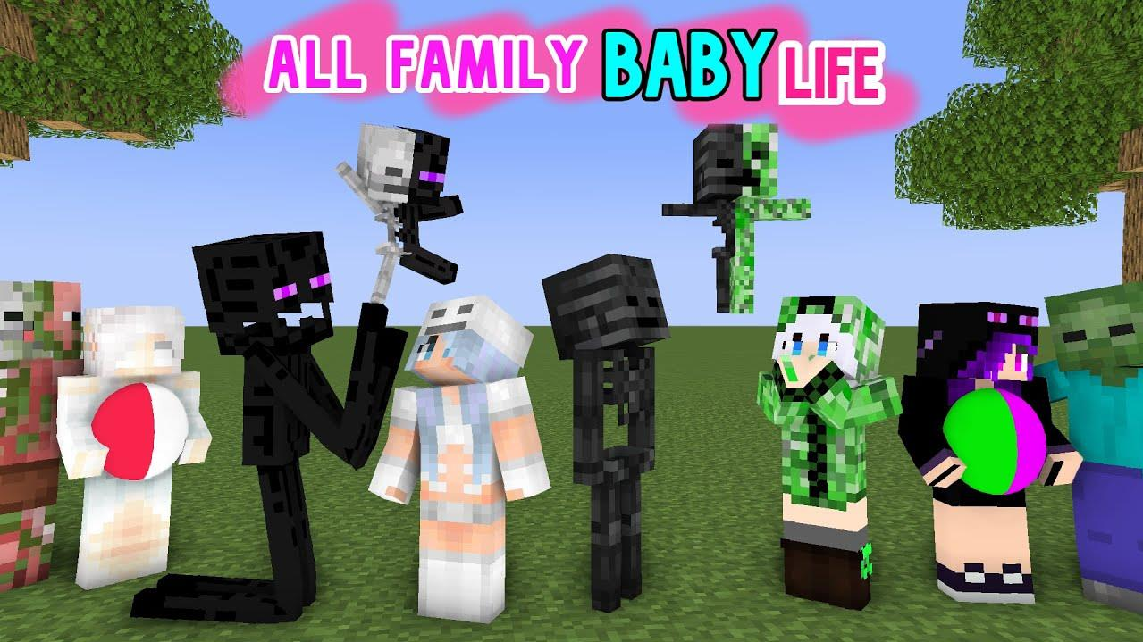 我的世界动画：怪物学院诞生无数家庭，教你如何开启甜美爱情！