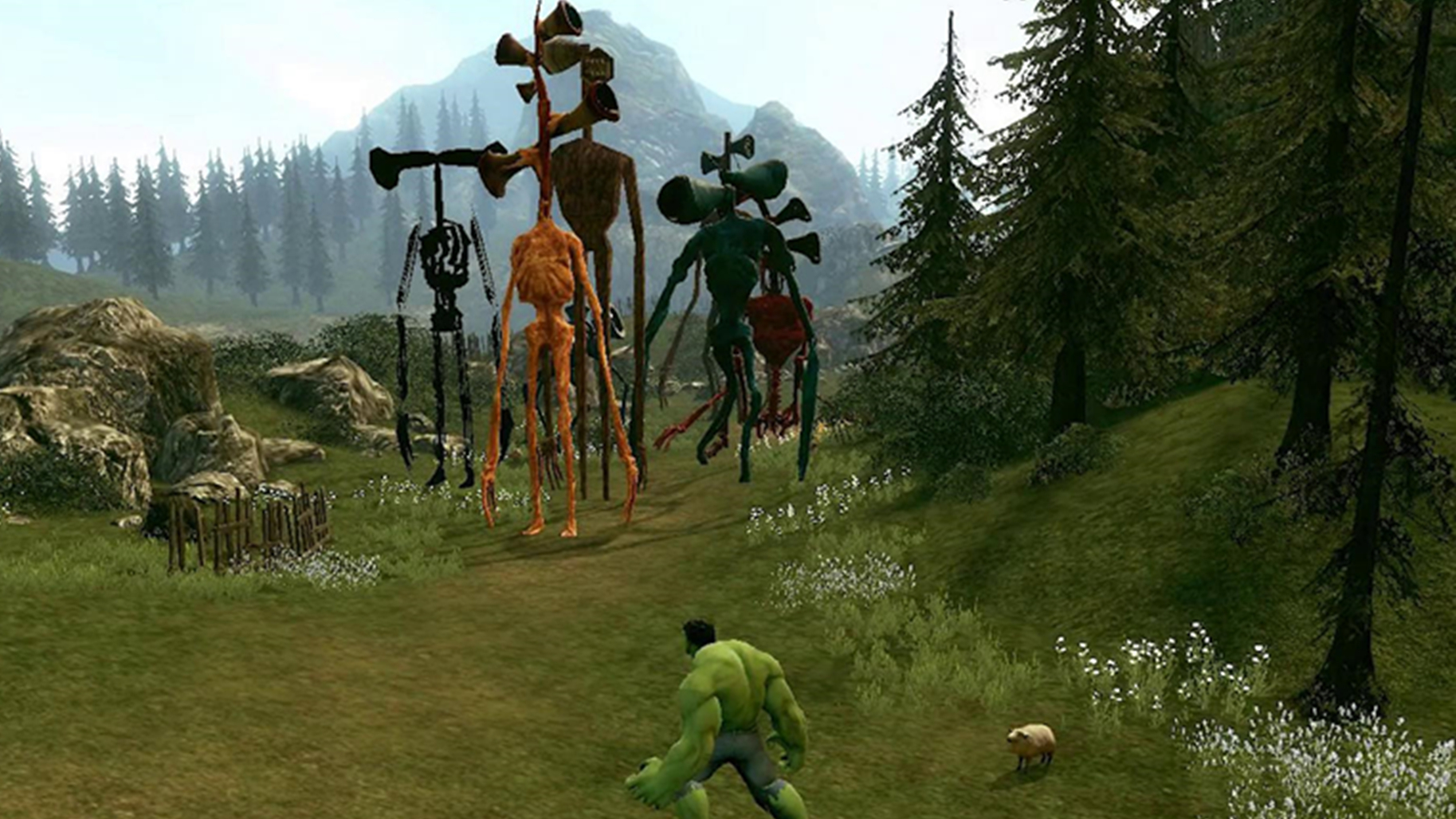 GMOD辐射哥斯拉大战黄金警笛头七兄弟，比电影都好看！