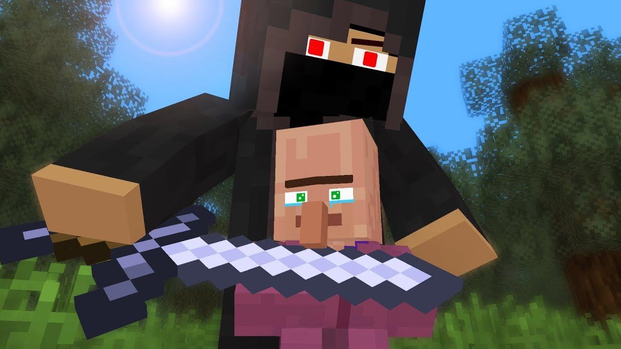 我的世界动画：劫掠者劫持村民，幸好警卫关键时刻出手！