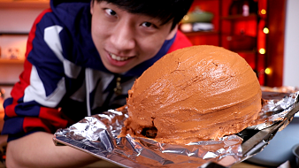 记录美食的蛋黄派的直播