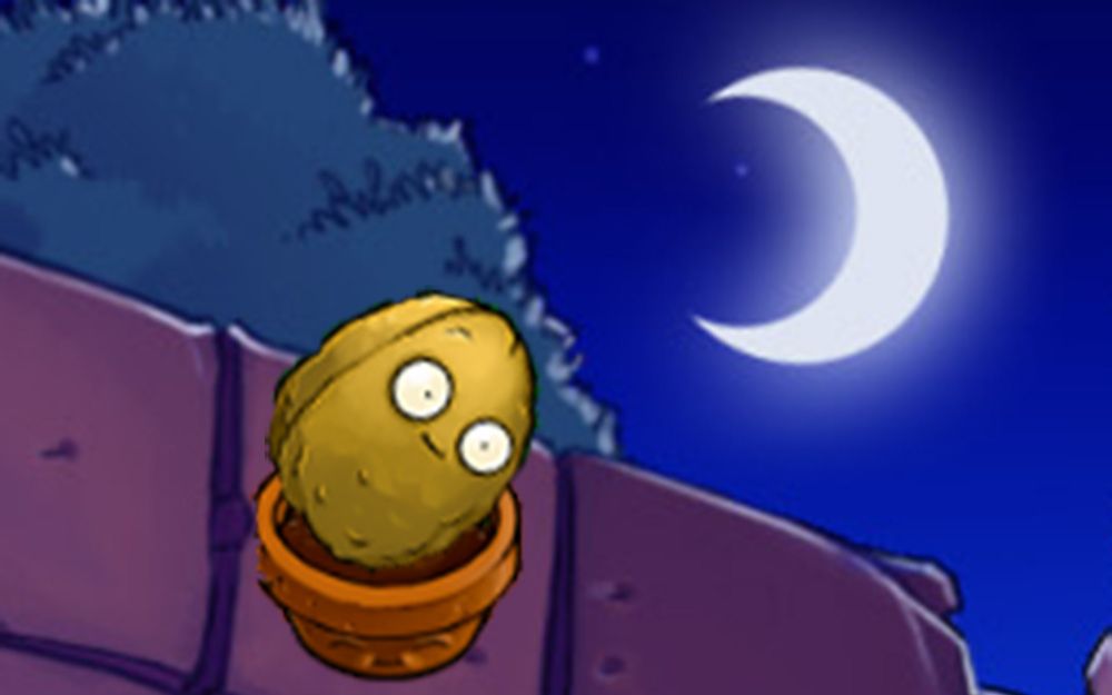 自制关卡：屋顶保龄球！