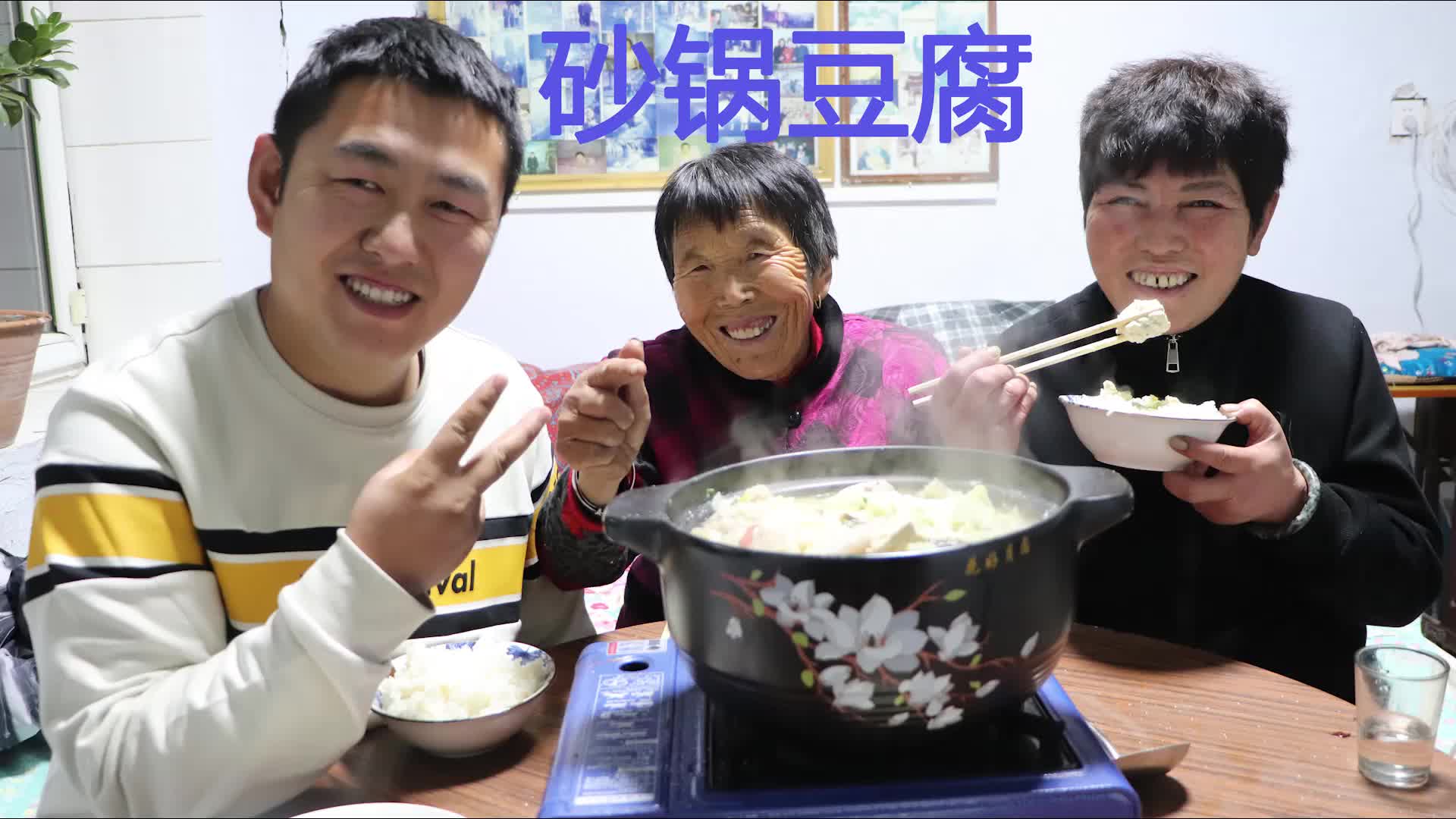 小伙做农家炖豆腐，比麻辣豆腐省事还好吃，汤汁泡饭真爽！