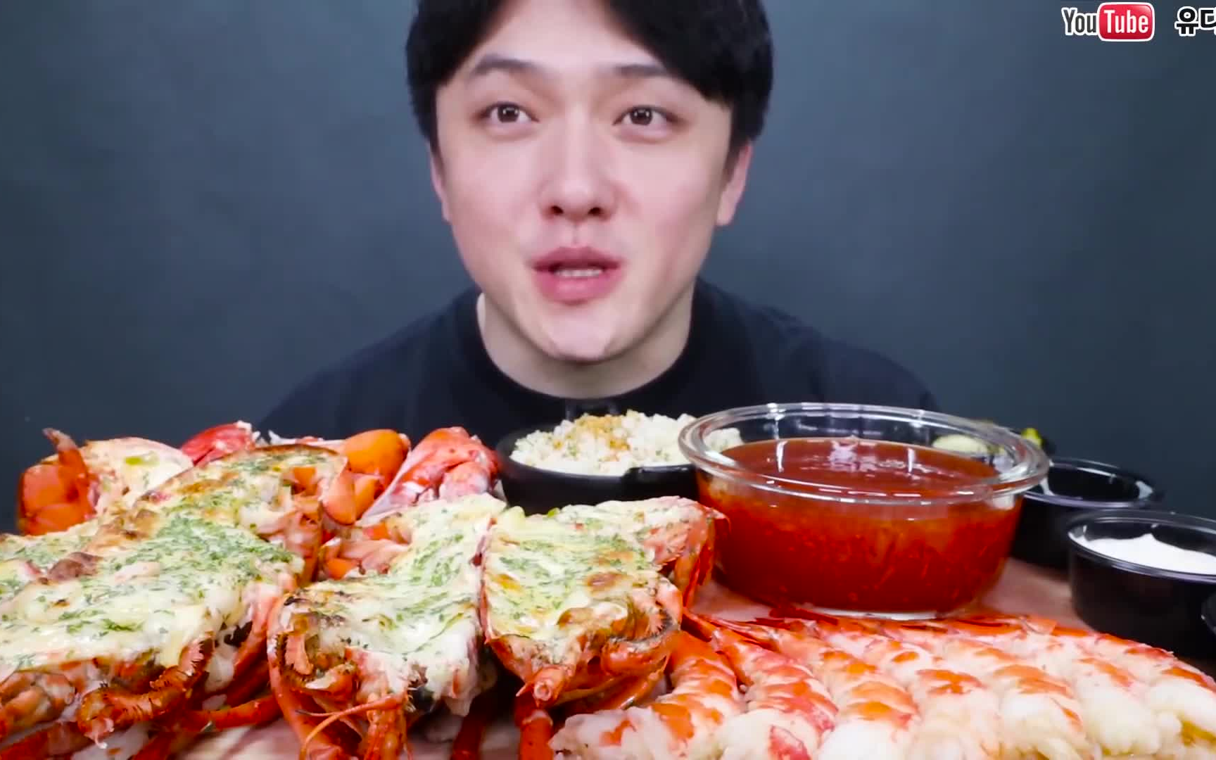 {含倒放+倍速}【UDT小哥】披萨+玫瑰意面+炸鸡条 大口吃真过瘾