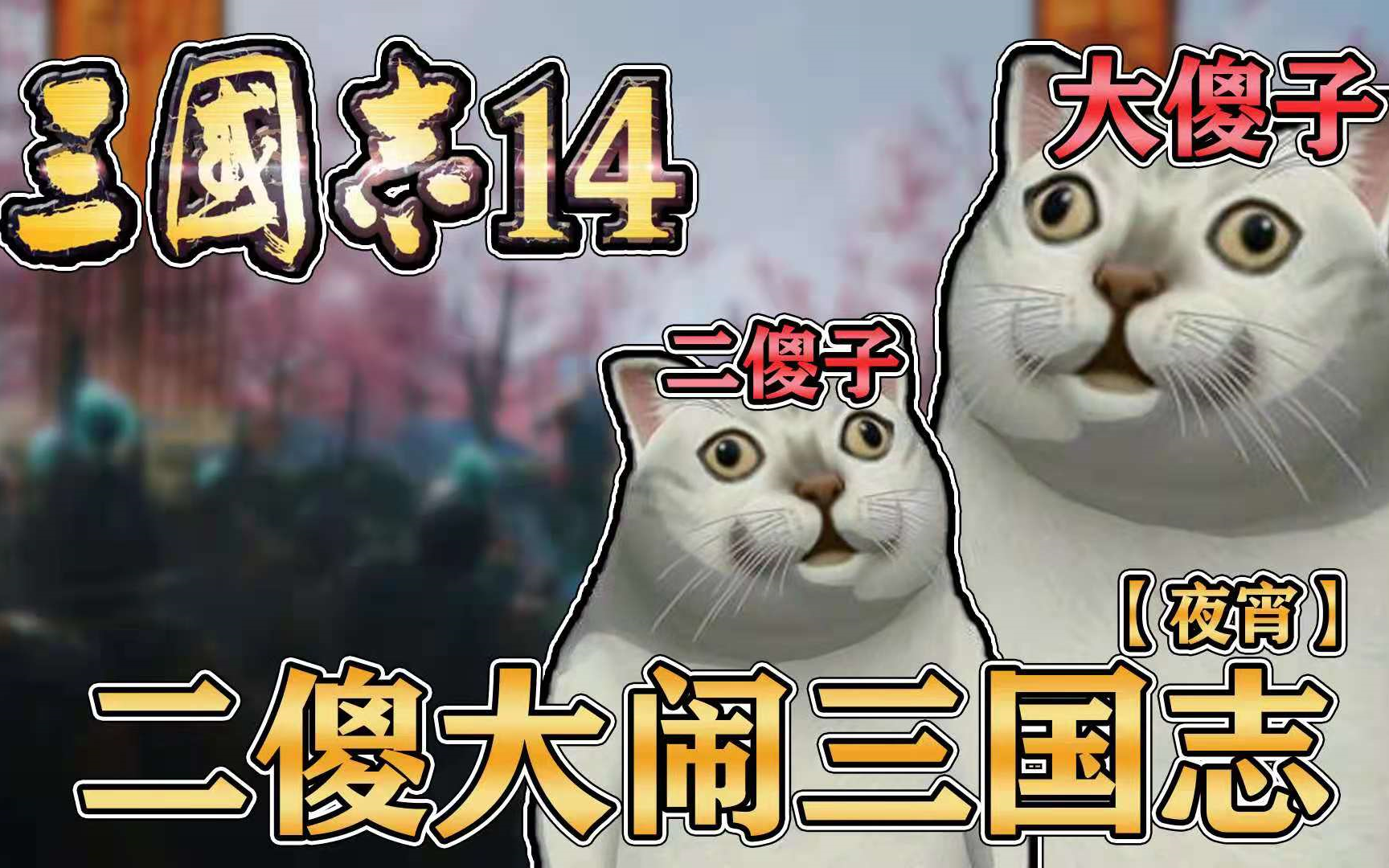 （更新中）【三国志14】二傻大闹三国志！【夜宵】