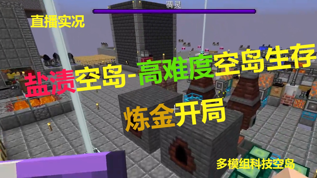 【盐渍空岛】高难度空岛生存直播实况EP.21