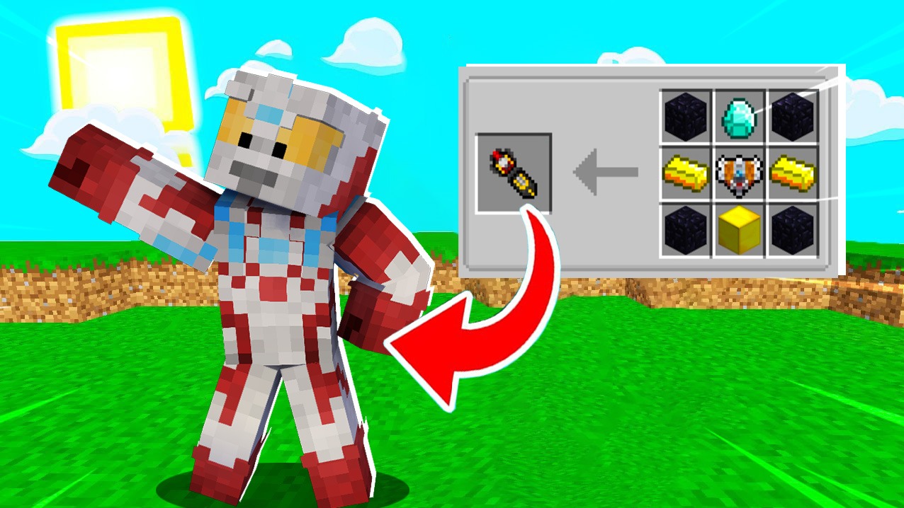 【木鱼】我的世界奥特曼传说：制作泰迦火花，激发体内的光之粒子，变身成泰迦奥特曼！