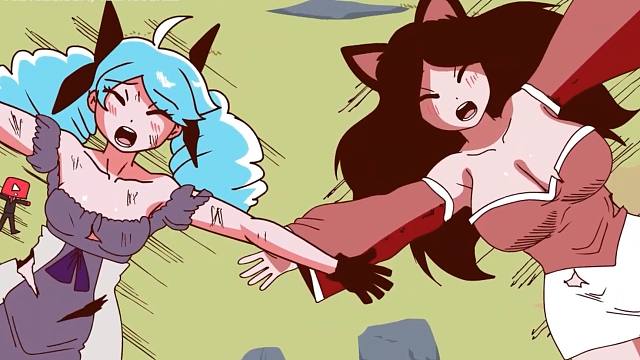 【lol动画】阿狸:格温你在想屁吃呢!