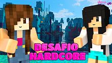 DESAFIO NA FLORESTA AZUL DO MINECRAFT!