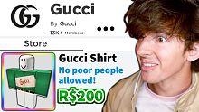 Roblox luxury clothes (NO POOR PEOPLE ALLOWED)
