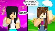 Minecraft - QUAL É A MÚSICA? (Construção vs Playli