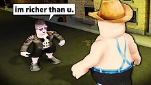 Roblox noob thinks he's rich...