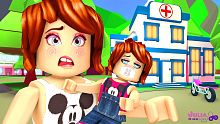 Roblox - BEBÊ JULINHA DOENTE (Adopt Me)