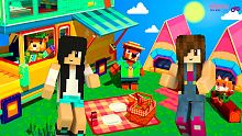 ACAMPAMENTO MAIS FOFO DO MINECRAFT!
