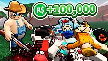 Roblox contest for 100,000 robux against some idio